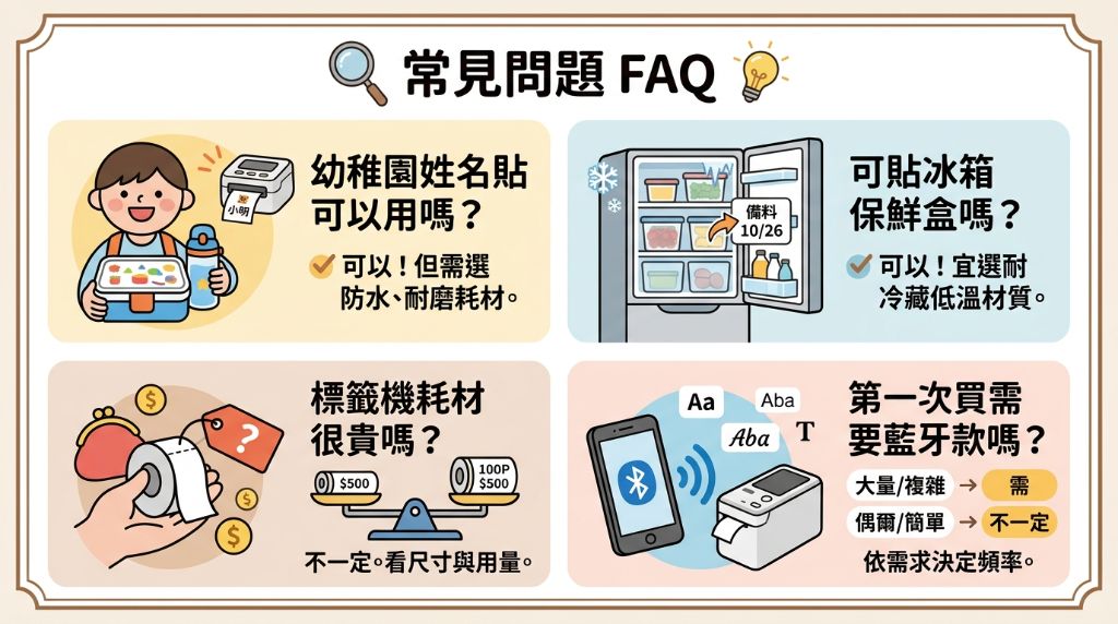 標籤機怎麼挑faq