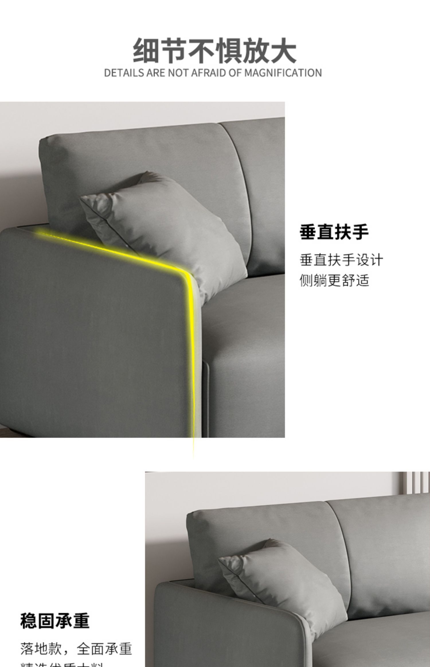 現代簡約乳膠科技可拆洗北歐輕奢三四人位直排布藝沙發